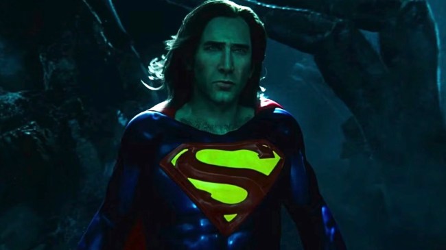 nicolas cage as superman in the flash