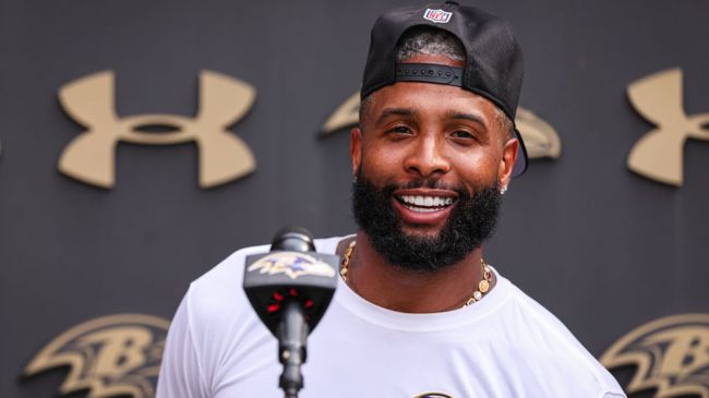 odell beckham jr at ravens press conference