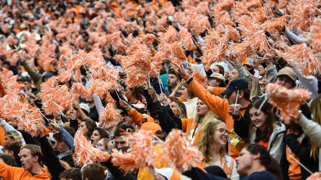 Tennessee fans at Neyland Stadium.