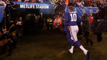 Eli Manning Defends Use Of Turf At MetLife Stadium After Aaron Rodgers Injury