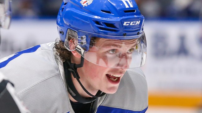 Sudbury Wolves center Landon McCallum