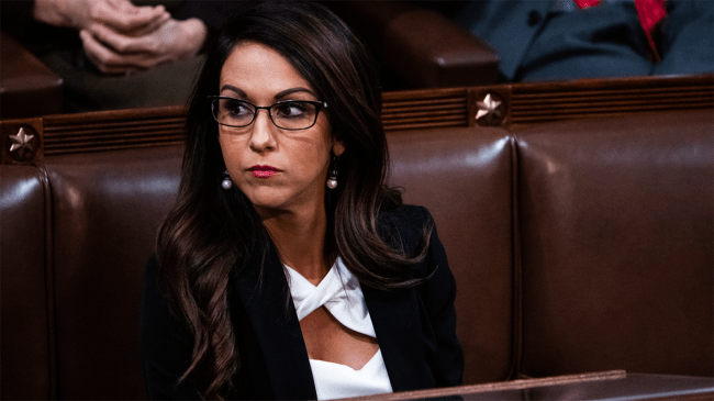 Lauren Boebert on the House floor