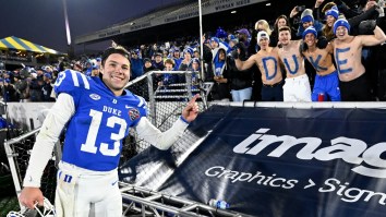 Duke QB Riley Leonard’s Mom Texts Him: ‘You Suck’ Before Every Game