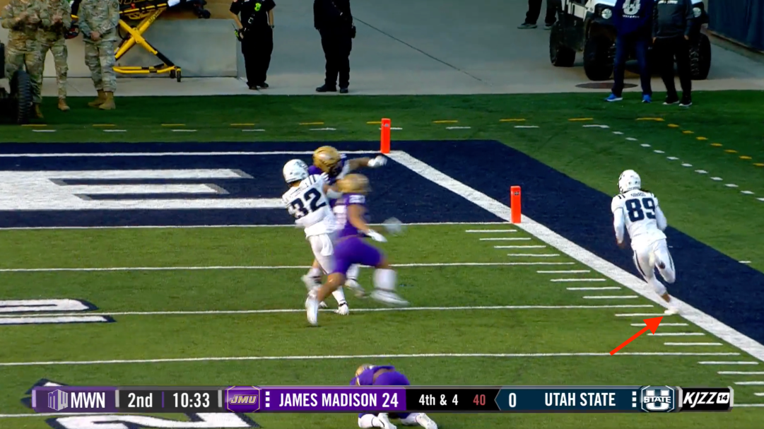 James Madison Football Coach Curt Cignetti iPhone Referee Replay