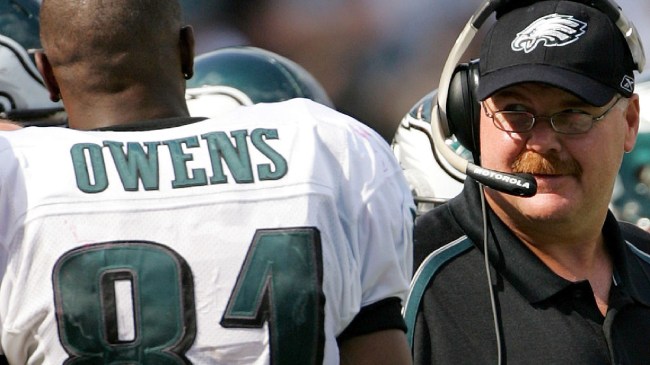 Terrell Owens and Andy Reid