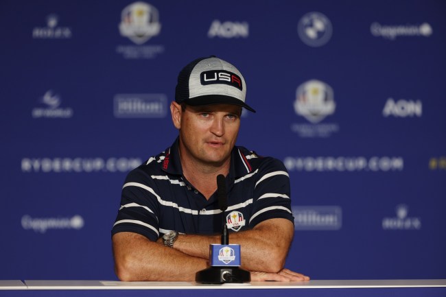 Ryder cup captain zach johnson