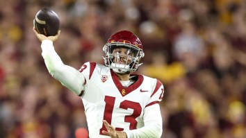 Caleb Williams Proves Why He Is The No. 1 NFL Draft Pick With Wicked Off-Balance Laser Throw