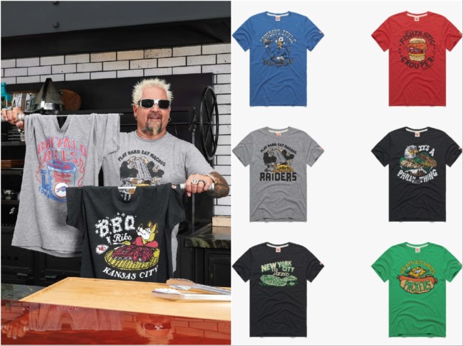 Guy Fieri NFL Team Shirts 2023 Flavortown collection