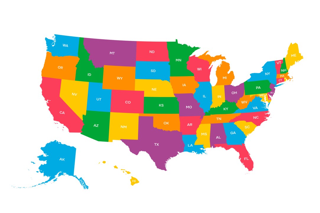 United States map