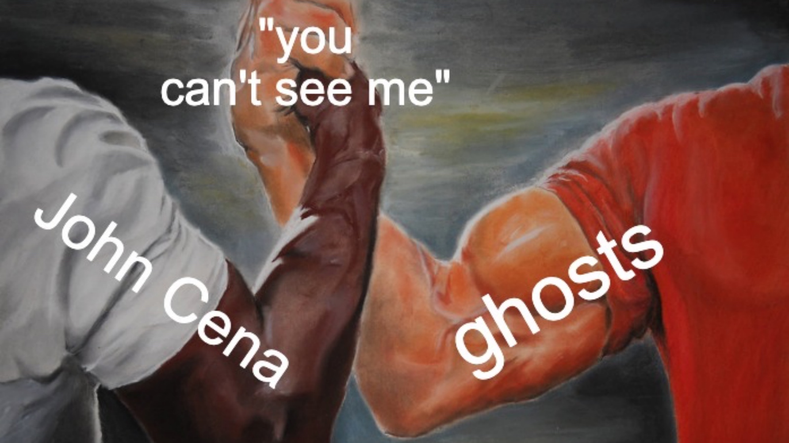 John Cena can't see me meme