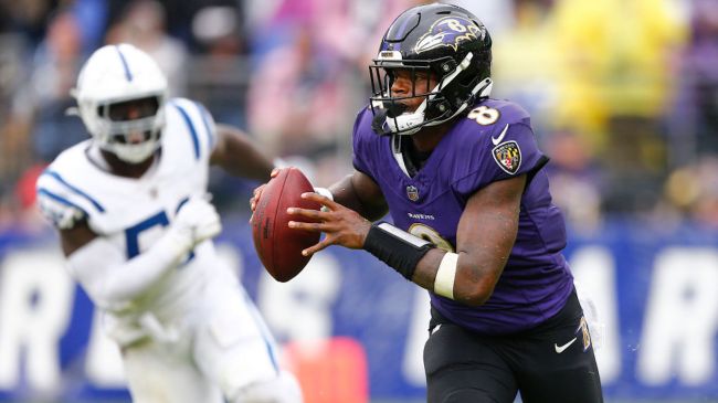 lamar jackson playing against the colts