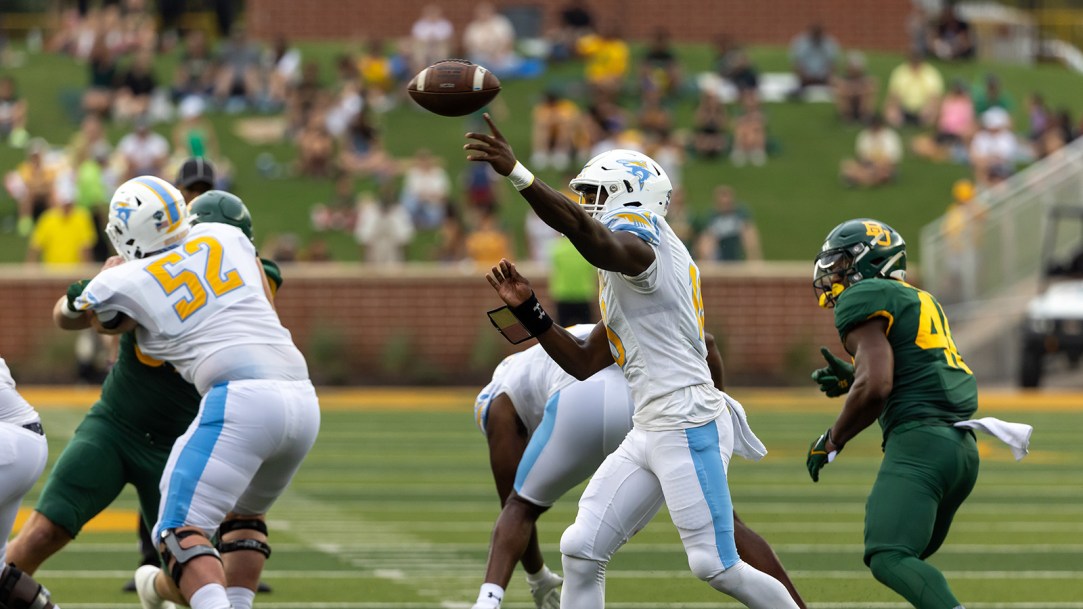 Long Island University quarterback Chris Howell