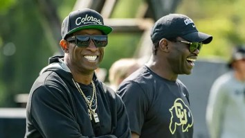 Michael Irvin Hilariously Ices Knee As If He Played All Four Quarters After Turning Up On Sideline At Colorado