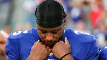 Giants Fan Predicted Exact Margin Of Team’s Loss After Seeing Saquon Barkley’s Pregame Fit