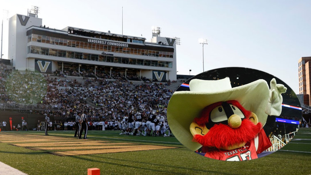 Texas Tech's football stadium renovation includes a trailer for the visitor's locker room.