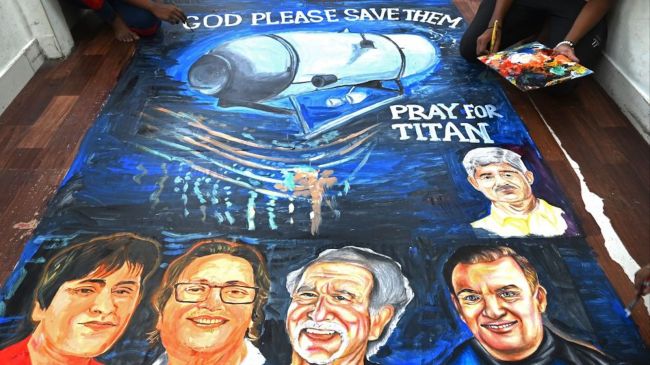 titan submersible mural