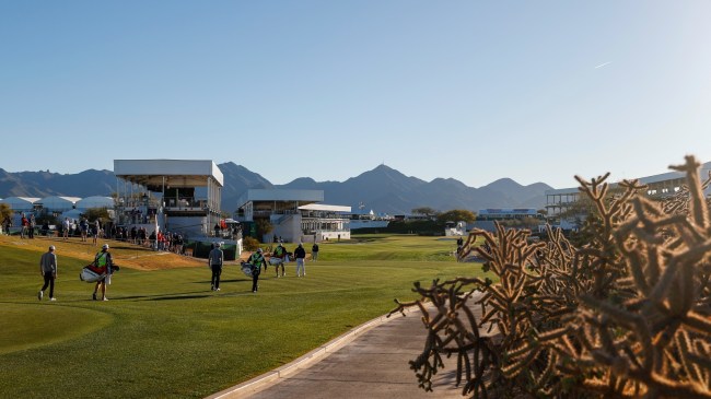 17th hole at TPC Scottsdale par-4