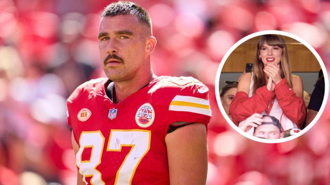 travis kelce taylor swift chiefs game
