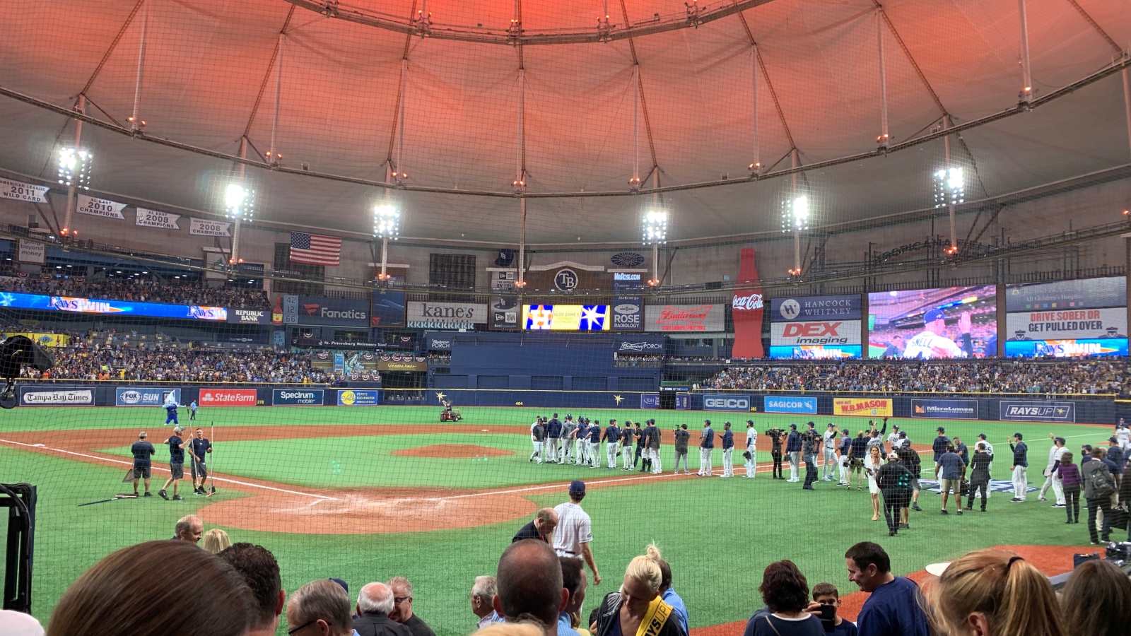 Tropicana Field Tampa Bay Rays stadium