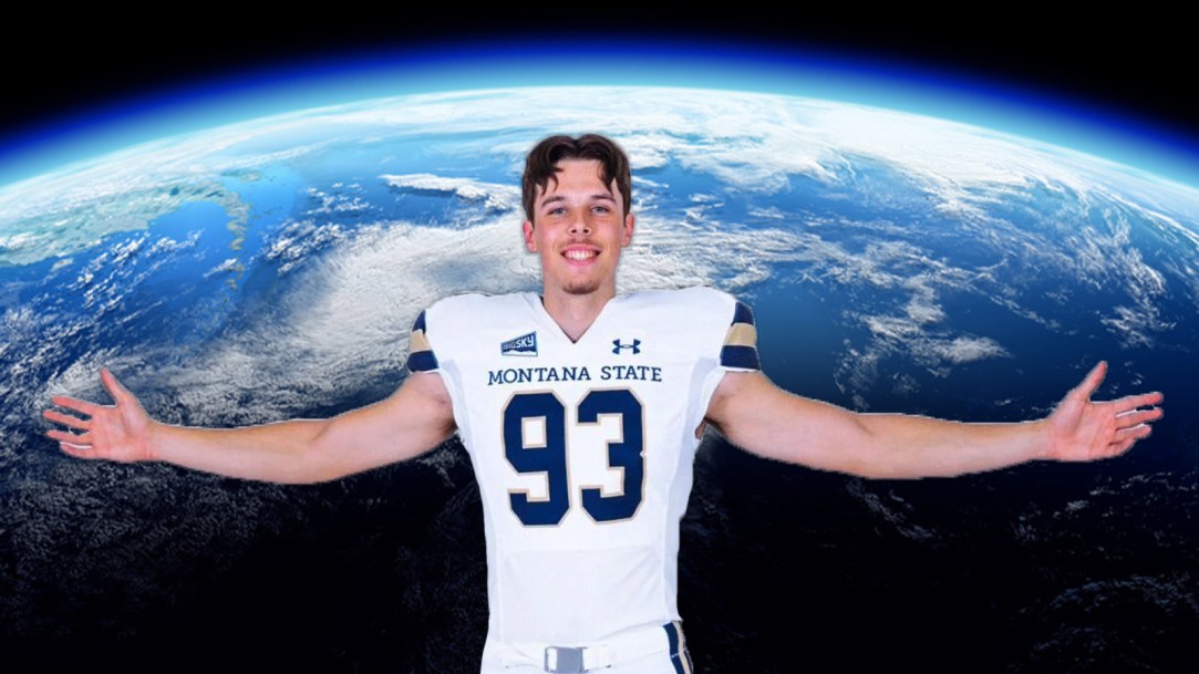 6-Foot-9 College Football Kicker Montana State