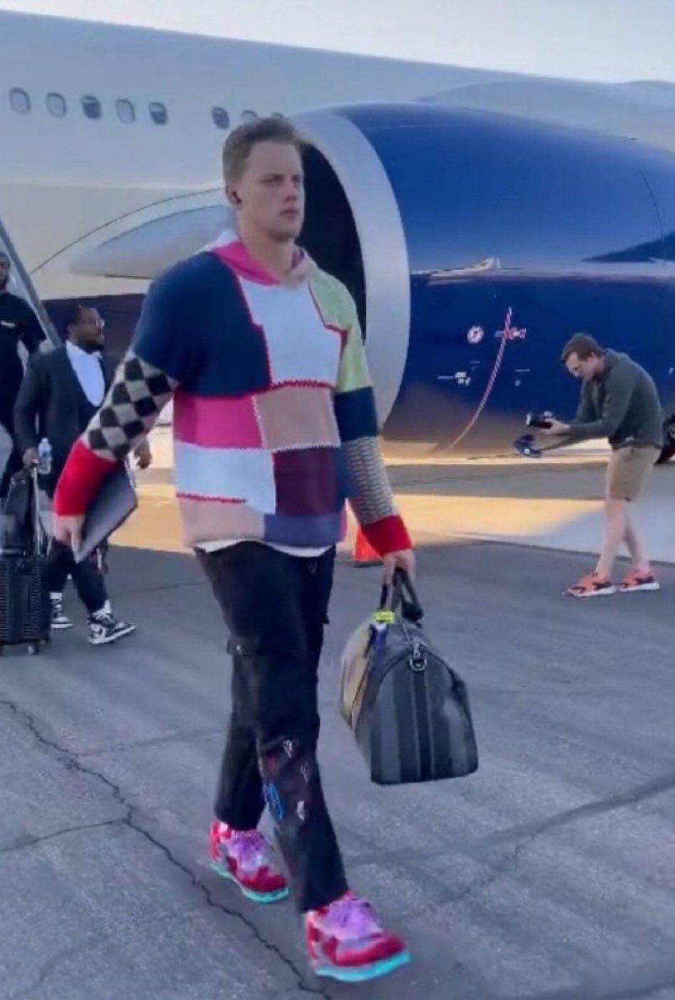 Joe Burrow Sweater Kid Cudi Shoes