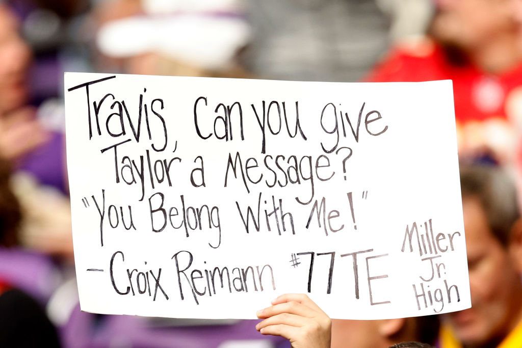 Travis Kelce Taylor Swift Vikings