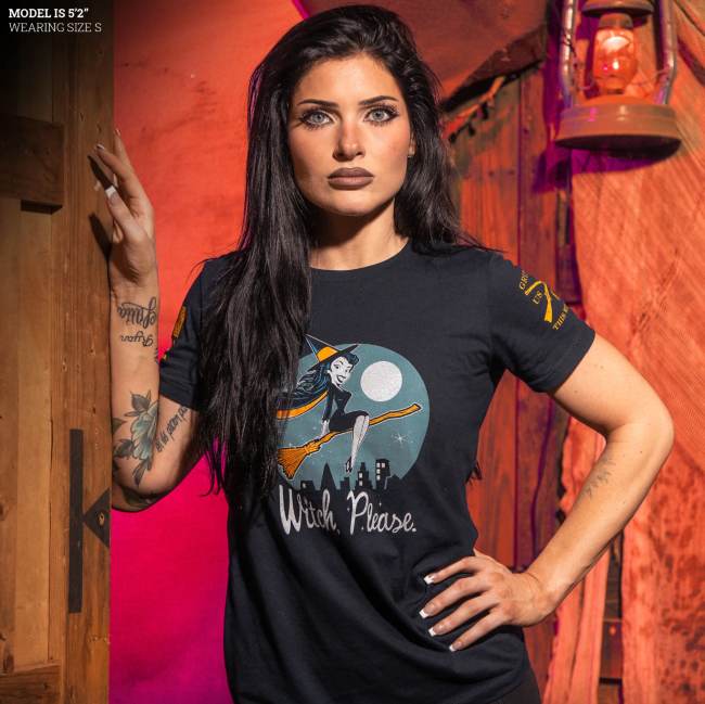 Grunt Style Women's Witch, Please Slim Fit T-Shirt