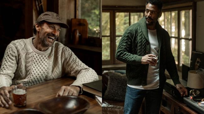 Shop Flint and Tinder cable knit sweaters at Huckberry