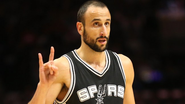 Spurs guard Manu Ginobili