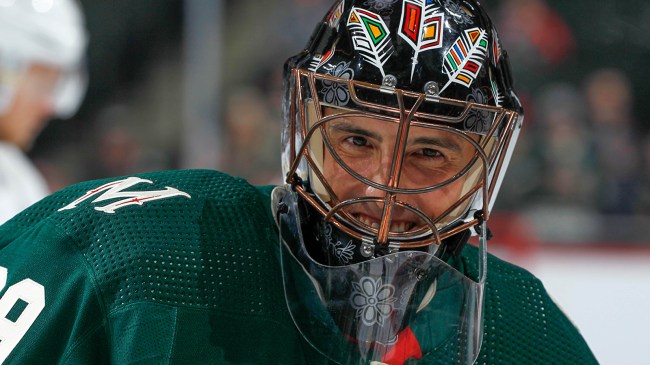 Wild goalie Marc-Andre Fleury