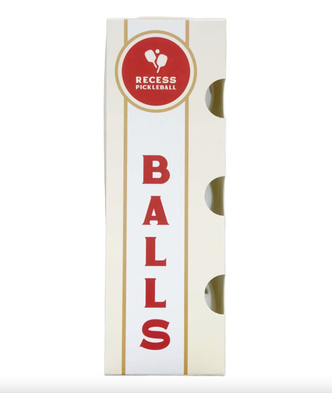 Recess White Pickle ball 3 Pack