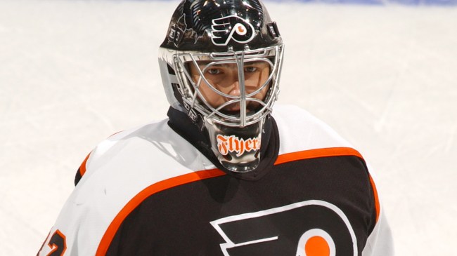 Flyers goalie Roman Cechmanek
