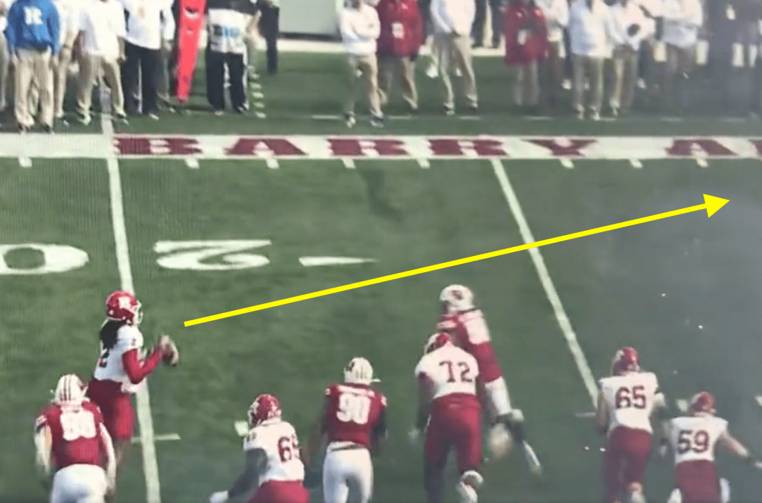 Gavin Wimsatt Rutgers College Football Photographer Nutshot