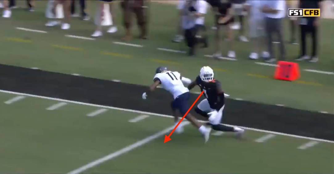 UCF West Virginia Football Interception