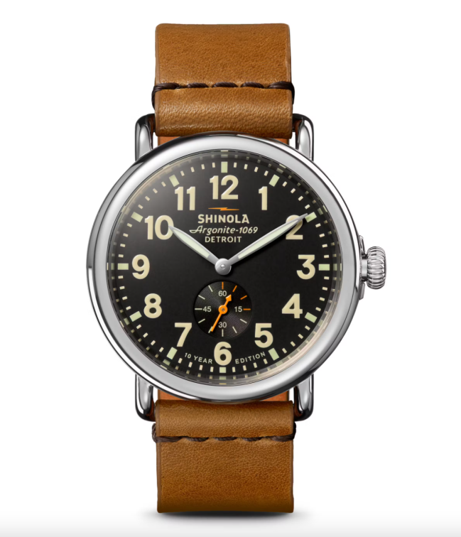 Shinola Runwell 41mm 10 Year Anniversary Watch