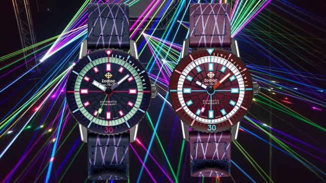 Zodiac Super Sea Wolf Laser Tag Edition Compression Diver Automatic Watch