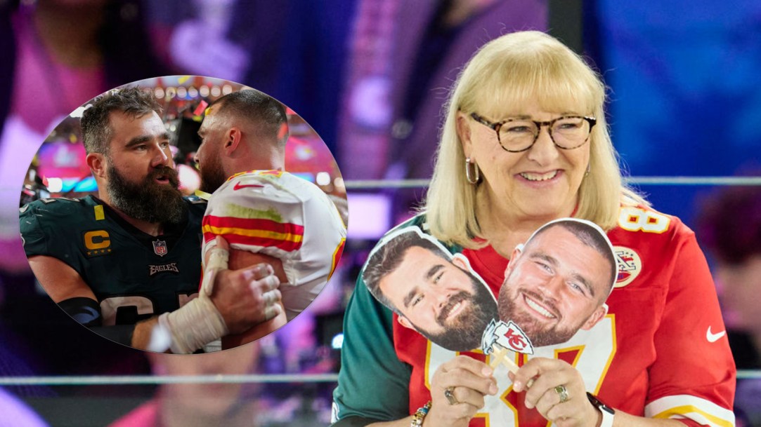 Donna Kelce Jake State Farm Jason Travis Taylor Swift