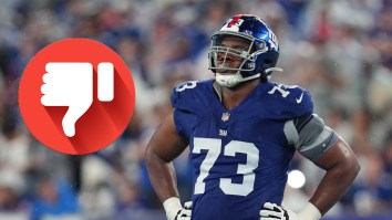 Giants OL Evan Neal Gets Embarrassed During Ugly Blocking Display After Ripping His Fanbase
