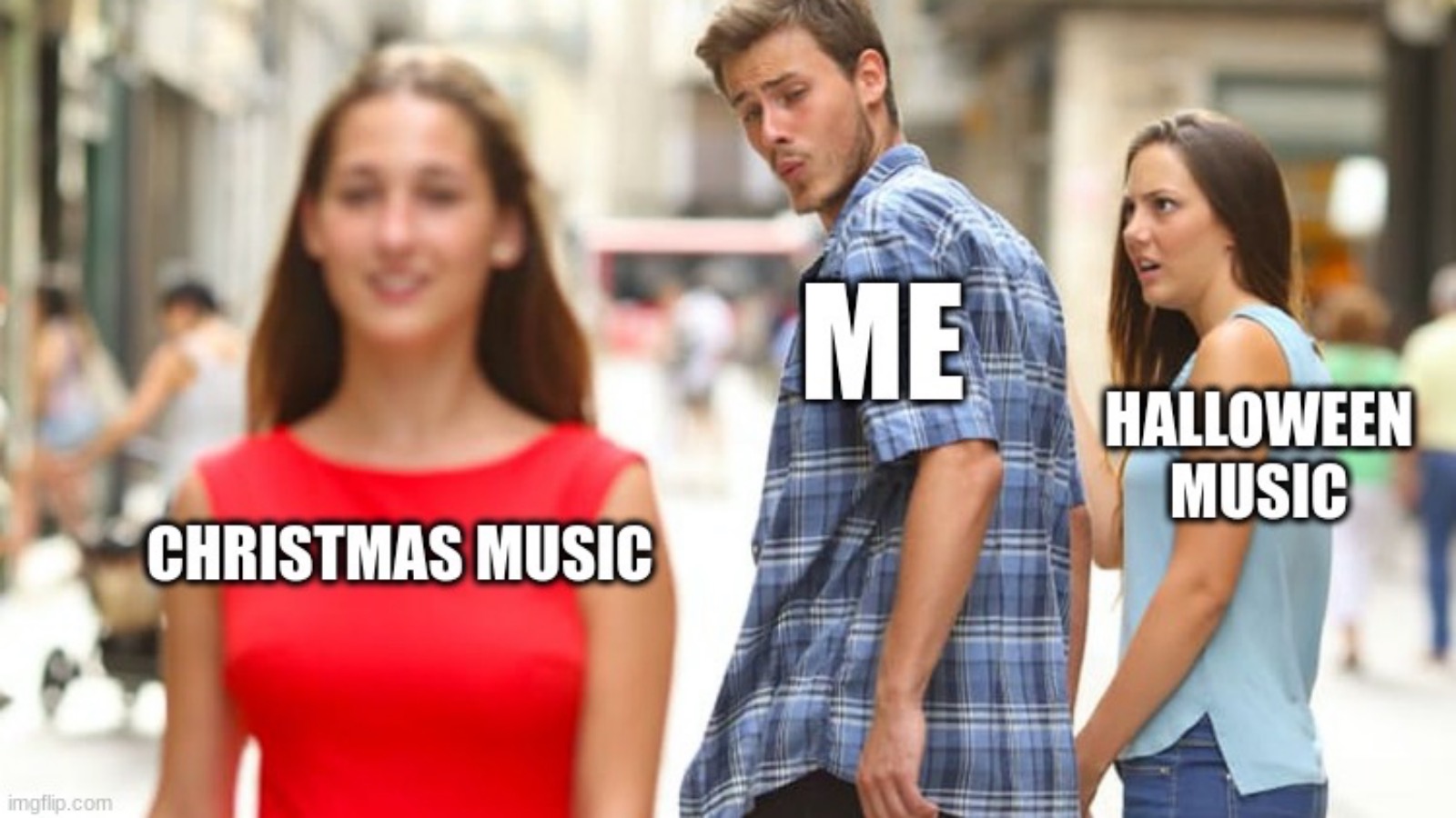funny meme about Halloween music