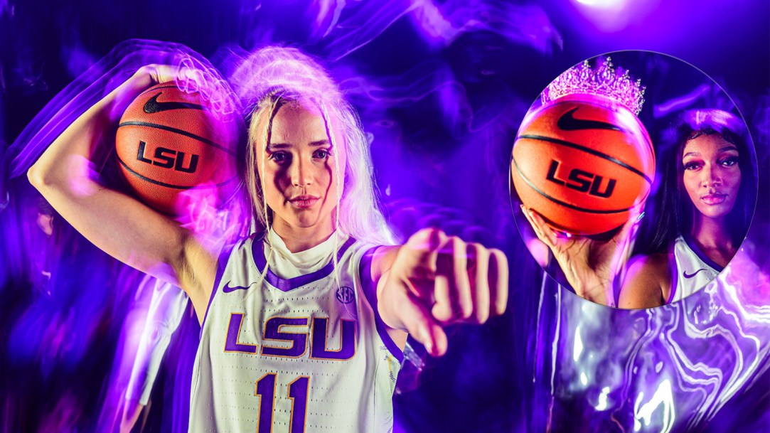 Angel Reese Hailey Van Lith LSU Women's Basketball