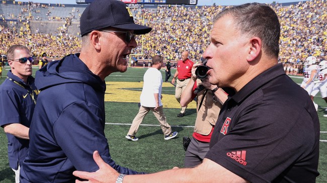 Jim Harbaugh and Greg Schiano