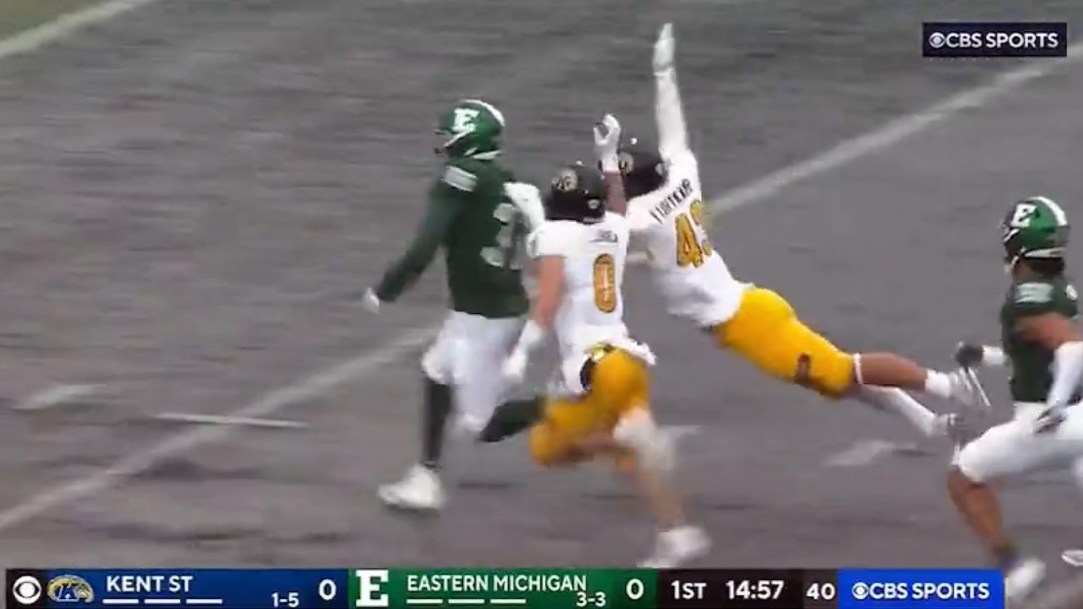 Kent State Onside Kick Eastern Michigan Touchdown Fail