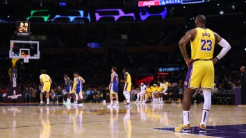 LeBron James Trolled After Having Shot Swatted By Christian Braun