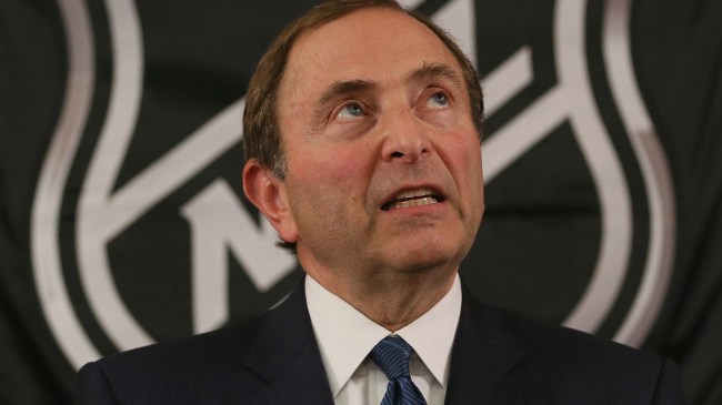 NHL commissioner Gary Bettman