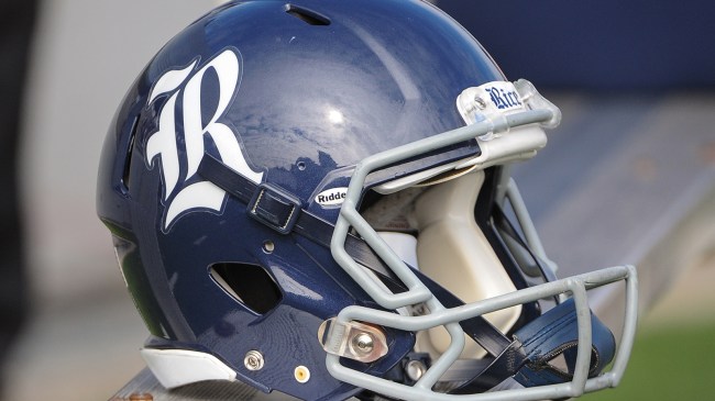 Rice Owls football helmet