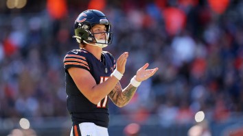 50+ Family Members, Including Tyson Bagent’s Arm Wrestling Champion Dad, Were At The Bears-Raiders Game
