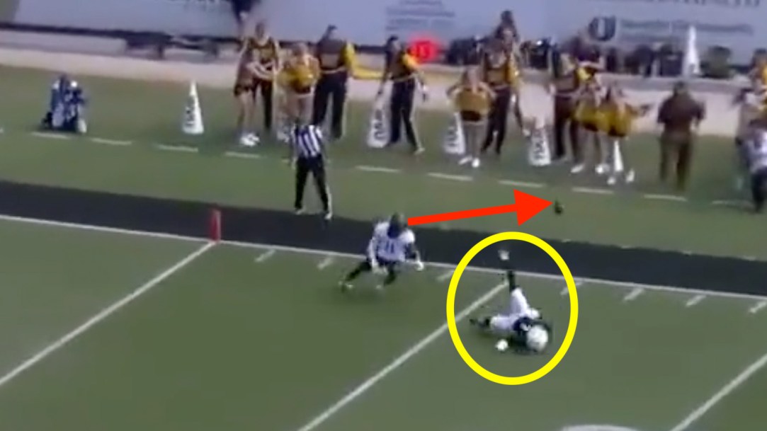 Beanie Bishop UCF West Virginia Interception