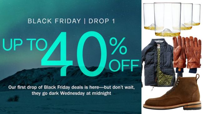 Huckberry Black Friday Sale