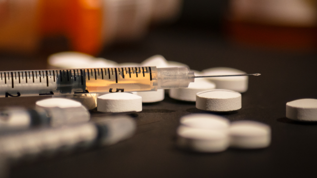 Loaded Syringe and Opioids