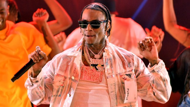 Soulja Boy performs at the BET Awards.